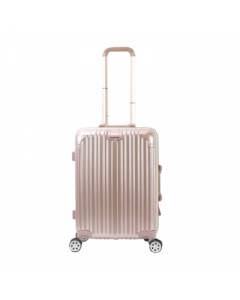 LCN Travel Suitcase in Metallic Rose Gold